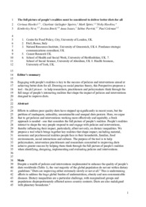Greenwich Academic Literature Archive - The full picture of people’s ...
