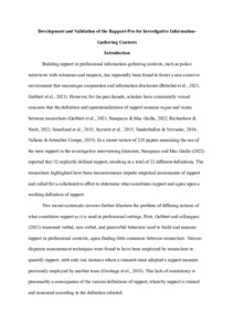 Greenwich Academic Literature Archive - Development and validation of ...