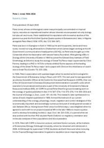 Greenwich Academic Literature Archive - Peter J. Jones 1945–2024