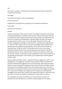 Greenwich Academic Literature Archive - The variant conceptions of ...