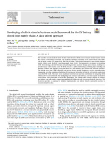 Greenwich Academic Literature Archive - Developing a holistic circular ...