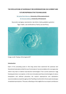 Greenwich Academic Literature Archive - The implications of surrogacy ...