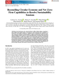 Greenwich Academic Literature Archive - Reconciling circular economy ...